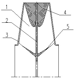 風(fēng)機(jī)葉片易磨損部位示意圖 風(fēng)機(jī)葉片易磨損部位示意圖